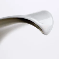 Calla Gray and White Vase