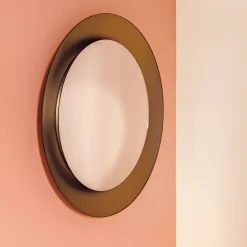 Calliope Frosted Bronze Wall Mirror