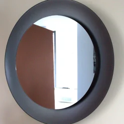 Calliope Frosted Gray Wall Mirror