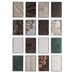 Caltagirone Bardiglio Marble & Copper Leaf Decorative Panel