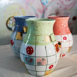 Calypso Green Porcelain Vase