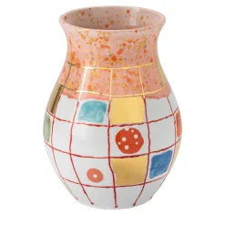 Calypso Pink Porcelain Vase