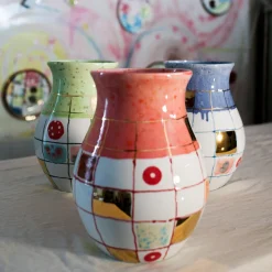 Calypso Pink Porcelain Vase