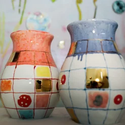 Calypso Pink Porcelain Vase