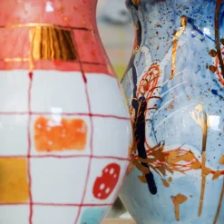 Calypso Pink Porcelain Vase