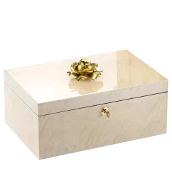 CAMELIA JEWELLERY BOX - CREAM