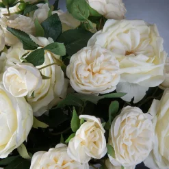 Camilla Roses Faux Floral Composition with Vase