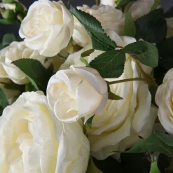 Camilla Roses Faux Floral Composition with Vase