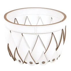 Canaria Small White Empty-pocket Basket