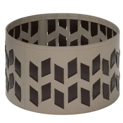 Cancun N. 10 Beige Round Basket