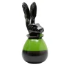 Canopo Lepre Black & Green Vase