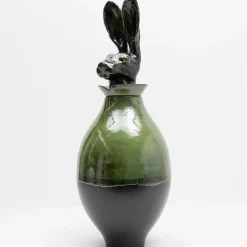Canopo Lepre Black & Green XL Vase