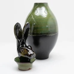 Canopo Lepre Black & Green XL Vase