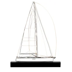 Capri Metal Sail Boat