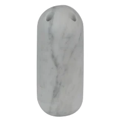 Capsule Satin White Marble Flower Vase