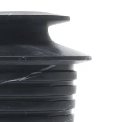 Capua Large Black Marquina Vase by Ivan Colominas