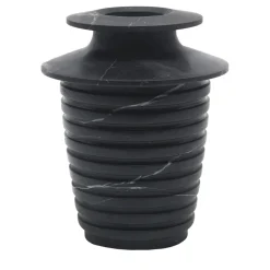 Capua M Black Marquina Vase by Ivan Colominas
