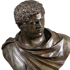 Caracalla Bronze Bust Sculpture