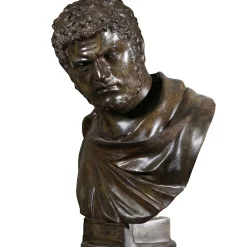 Caracalla Bronze Bust Sculpture