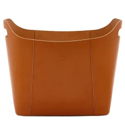 Caramel Leather Magazine Holder