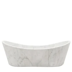Caresi White Carrara Marble bathtub