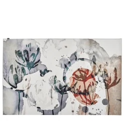 Carlita Watercolor Floral rectangular rug