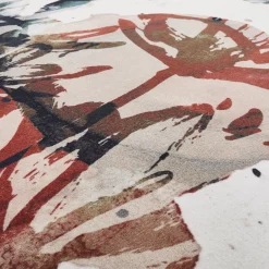 Carlita Watercolor Floral rectangular rug