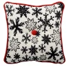 Carré Cushion in alpine jacquard fabric