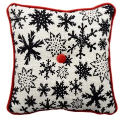 Carré Cushion in alpine jacquard fabric