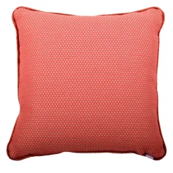 Carrè Cushion in False Unit Jacquard Fabric and Linen Velvet