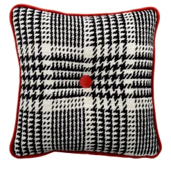 Carré Cushion in Galles' Prince jacquard fabric