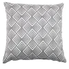 Carrè Cushion in Hypnose Deco Jacquard Fabric and Cotton Velvet