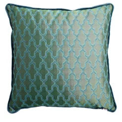 Carrè Cushion in jacquard fabric and Linen Velvet