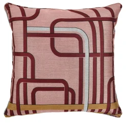 Carrè Cushion in Les Intrigues Jacquard Fabric