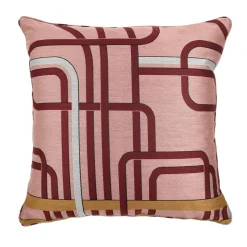 Carrè Cushion in Les Intrigues Jacquard Fabric