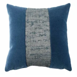 Carrè Degradè Band Cushion in Kid Mohair Velvet