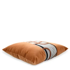 Carrè Degradè Orange Les Intrigues jacquard Cushion