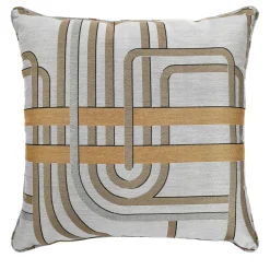 Carrè Gold Les Intrigues Jacquard Fabric Cushion
