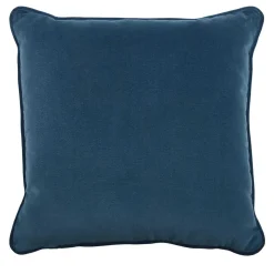 Carrè Peacock Blue Cotton Velvet Cushion