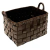Castagno Large Leather Basket