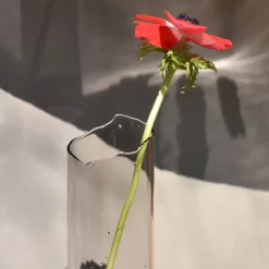 Catharsis Black Glass & Stone Vase #1