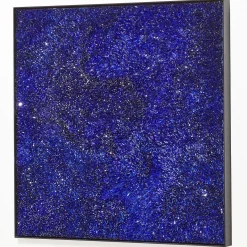 Cattedrale n125 Blue Glass Decorative Panel