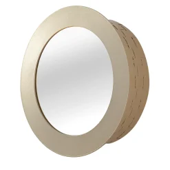 Celato 30 Round Golden Mirror