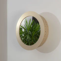 Celato 40 Round Golden Mirror