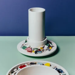 Centerpiece Bowl with Polychrome Fragments by Duccio Maria Gambi