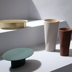 Chamelea Tall Beige Vase