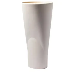 Chamelea Tall White Vase