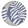 Charlotte Optical style Round Rug