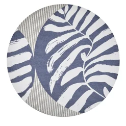 Charlotte Optical style Round Rug