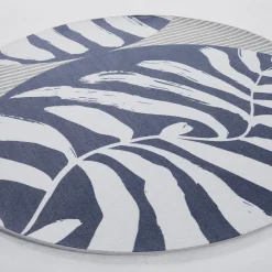 Charlotte Optical style Round Rug